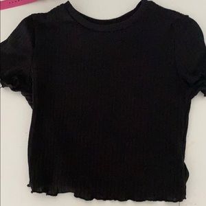 Shein Black crop top